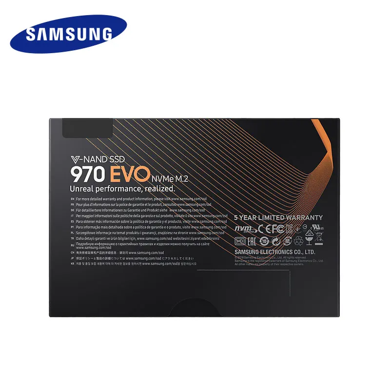 SAMSUNG SSD 970 EVO Plus M.2 2280 NVMe 500 Гб 250 ГБ Внутренний твердотельный диск жесткий HDD M2 для