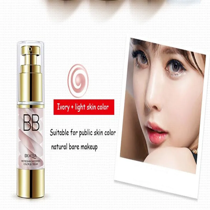 Double Color BB Cream Liquid Foundation Makeup Moisturizer Concealer Base Primer Make Up Corrector Nude Cosmetics 5