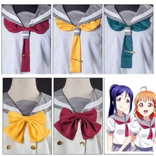 Аниме Любовь живой галстук Солнечный свет Aqours для девочек JK Галстуки для школьной формы женские резинки для девочек Аксессуары