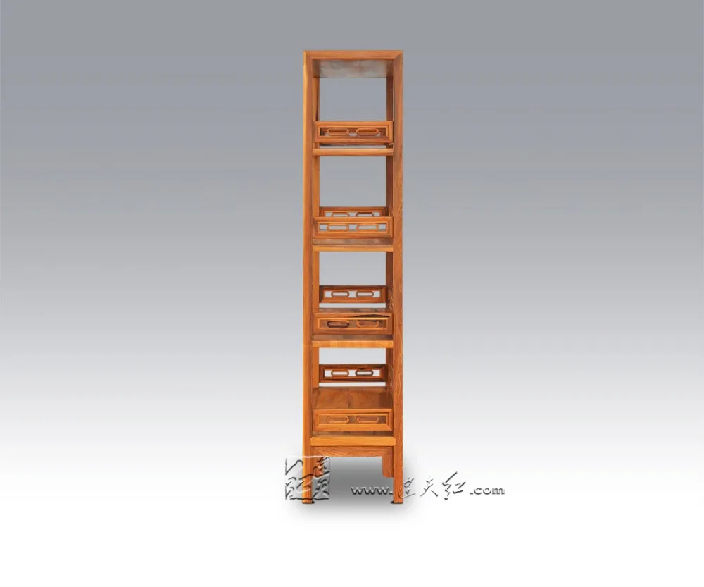 Living Room Multi-function Combined Storage Cabinet bookcase Solid Wooden Sundries Shelf Rosewood Cupboard Filing Magazine Racks