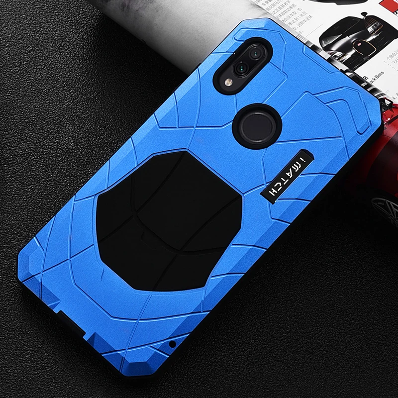 Повседневный водонепроницаемый чехол для Redmi Note 9 8 7 9s pro ударопрочный Прочный