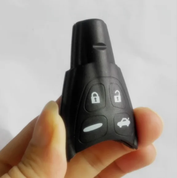 

With LOGO Car Key Shell for Saab 9-3 9-5 93 95 4 RUBBER Buttons Remote Key Case Car Accessories