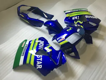 

Motorcycle Fairing kit for HONDA VFR800 98 99 00 01 VFR 800 1998 1999 2000 2001 ABS blue green Fairings set+gifts HE03