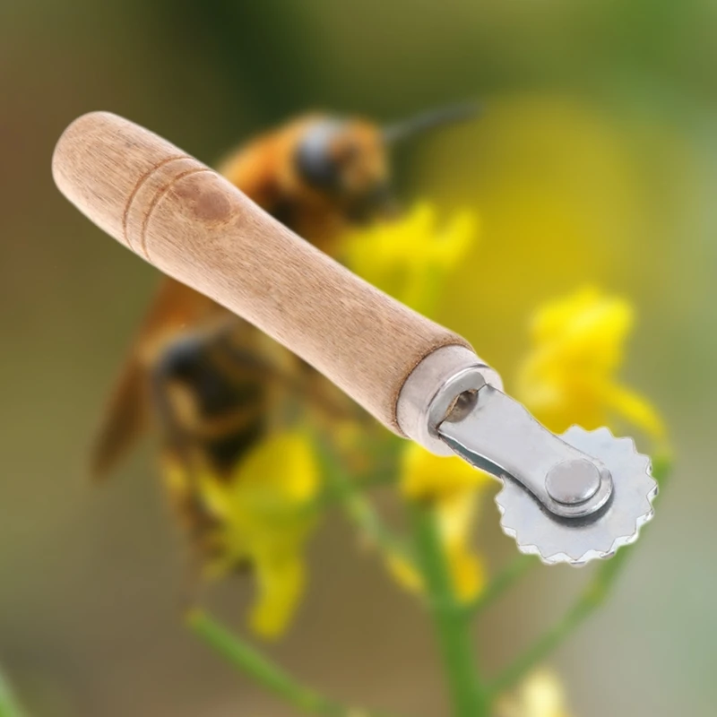 

Durable Beekeeper Bee Hive Equipment Beekeeping Embedder Wheel Gear Spur Wire Stainless Hive Equipment Beekeeper Tool
