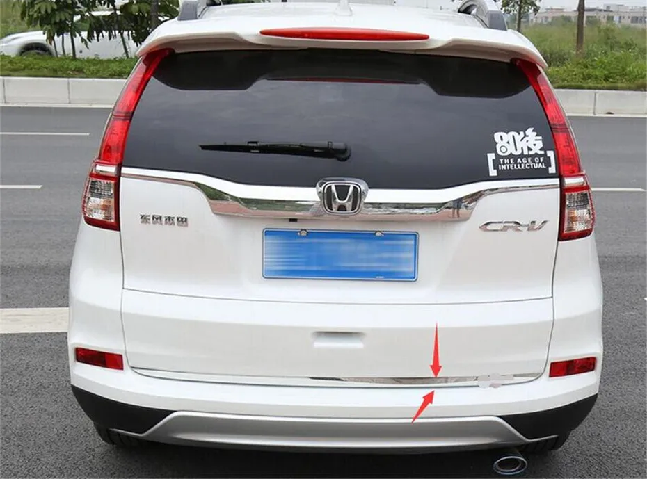 Для Honda CRV CR V 2013 2016 нержавеющая сталь задняя дверь Нижняя крышка багажника отделка