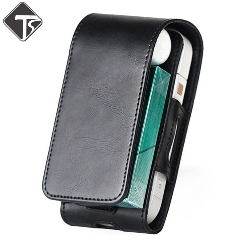 

Tsondianz PU Leather Case Flip Cover cover bag Electronic Cigarette Carrying Protective For iQOS