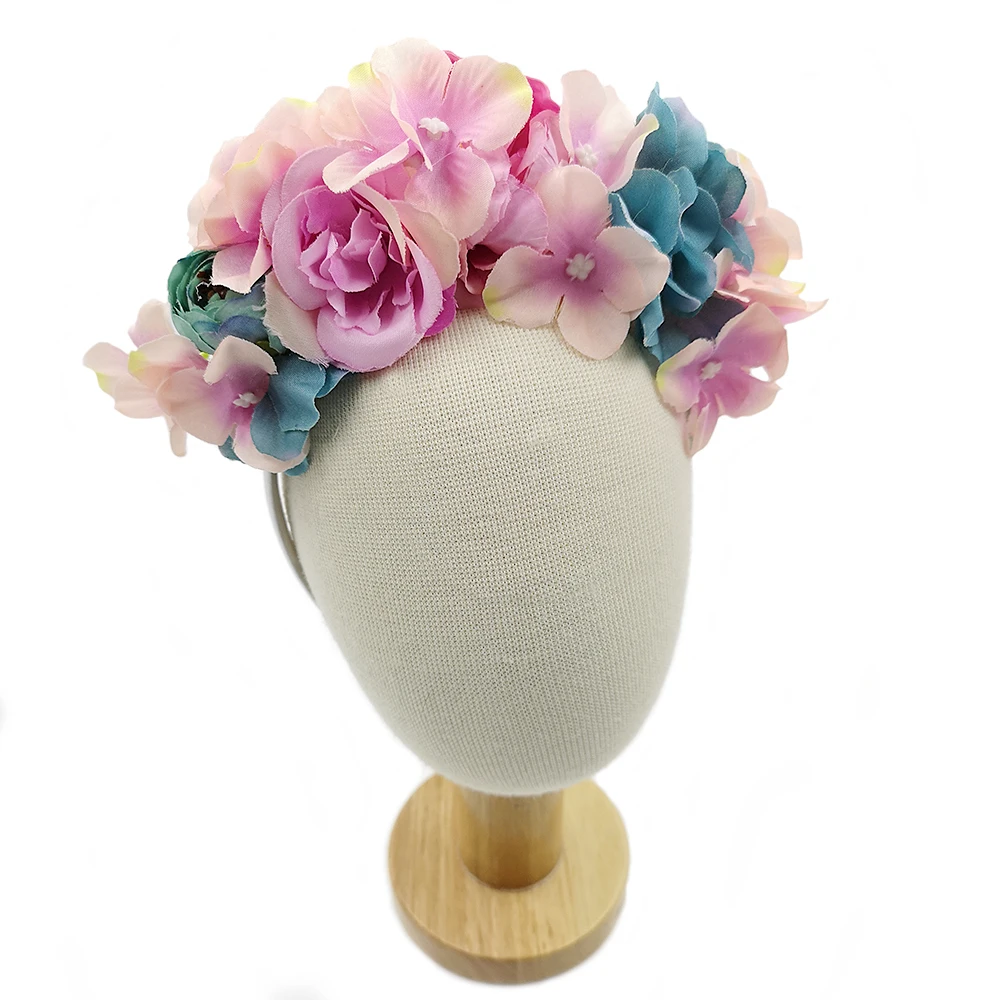 

Shell Flowers Baby Girls Hairbands Mermaid Crown Hairbands 4Colors Infant Photographt Props Hair Accessory Kidocheese