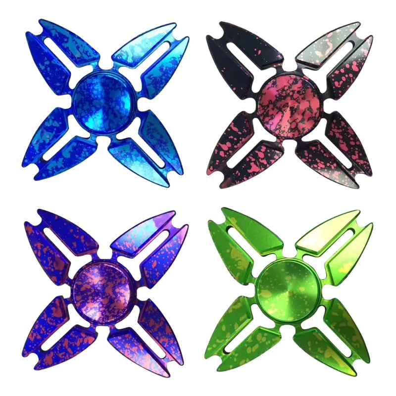 

2017 New Hand Tri-Spinner Fidget Toys EDC Spinner Metal Fidget for ADHD Adults Children Relax Time Long Funny Toys