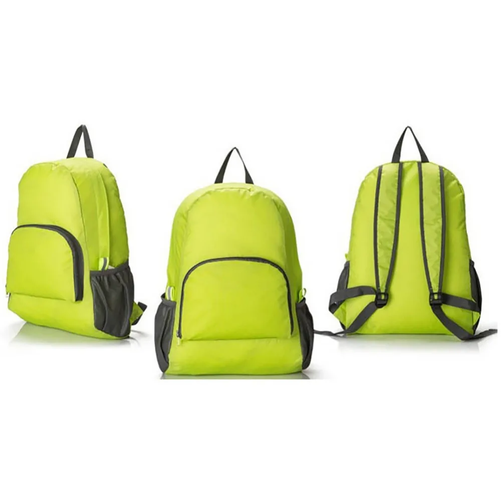 Men Women Shopping Camping Hiking Zero Burden Newspaper Nylon Travel Bag Outdoor Sports Backpack