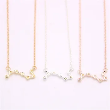 

Fashion wisted Lines with circle Pendant necklace Roller coaster pendant necklace designed for women