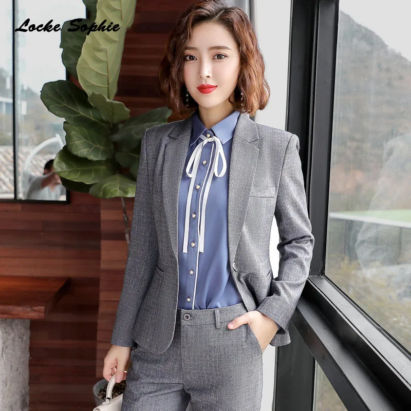 Women's Plus size Blazers coats 2019 Summer cotton blend Splicing Long sleeves Small Suits jackets ladies Skinny Blazers Suits