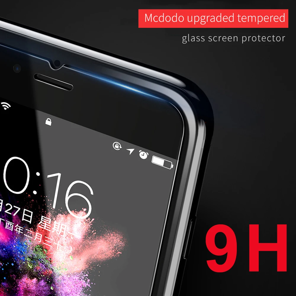Защитное стекло Mcdodo закаленное 0 3 мм для iPhone 6 7 8 Plus 9H прозрачная защитная пленка