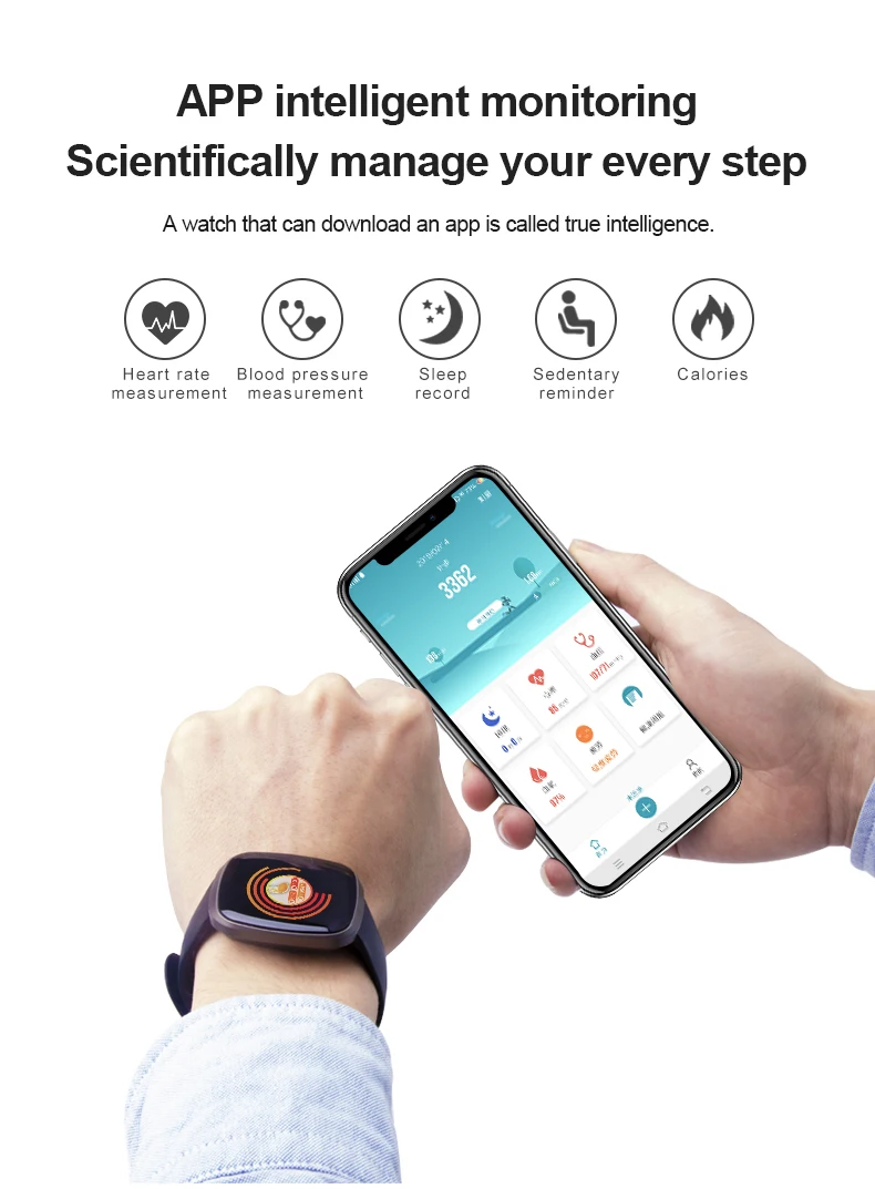 Smart наручный шагомер, fitness Tracker, Sleep Tracker, Message Reminder, GT103