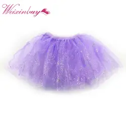 Милые дети девушка юбка-пачка короткие юбка-пачка Bling Тюль бальные Балетные костюмы для танцев многослойная юбка принцессы
