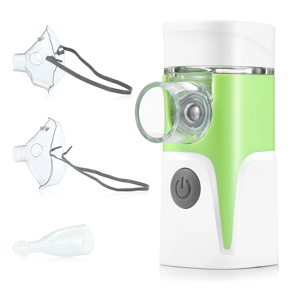 

Low Noise AirPro4 Ultrasonic Mesh Vibrating Nebulizer Portable Children Adult Home Mouthpiece Mask Music Health Care