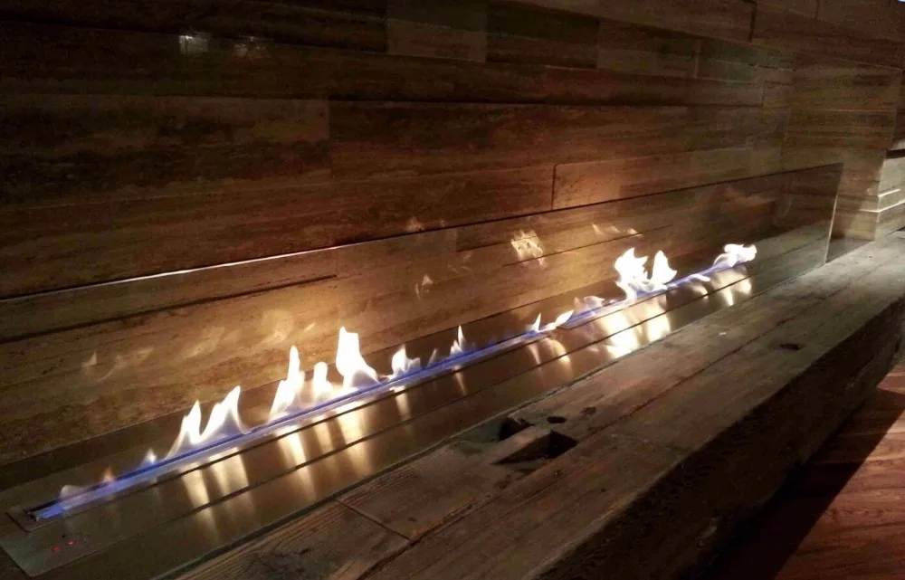 2 pcs 48inch smart burner in lobby of hotel-3