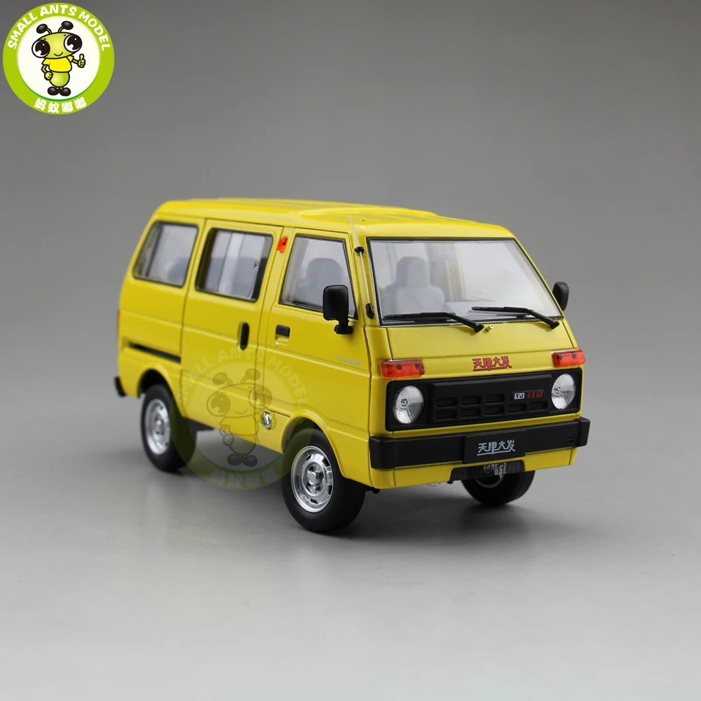 1/18 DAIHATSU Китай Тяньцзинь хуали TJ110 литой автомобиль фургон Модель Игрушка Подарочная коллекция желтый