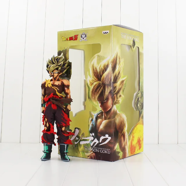 battle damaged goku action figure