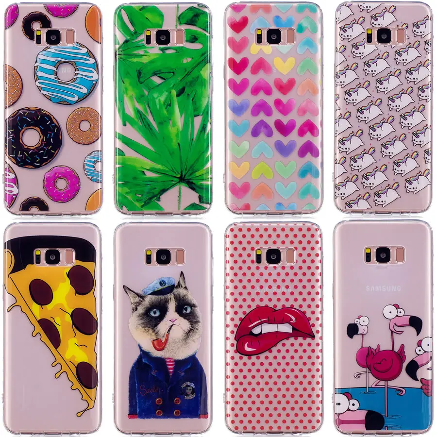 Чехол для Samsung Galaxy S8 S9 S10 Plus LiteA50 A40 A70 мягкий силиконовый защитный чехол из ТПУ с