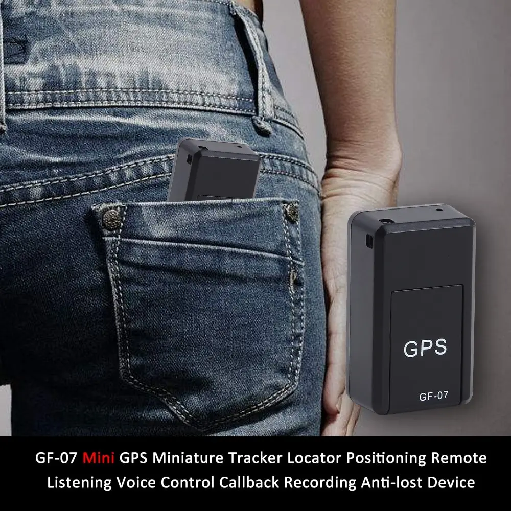 

GF-07 Mini GPS Miniature Tracker Locator Positioning Remote Listening Voice Control Callback Recording Anti-lost Device