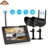 Security Camera System Wifi 7″ TFT Digital LCD Monitor 2PCS Outdoor 400TVL Security Camera Waterproof Motion Detection Recording