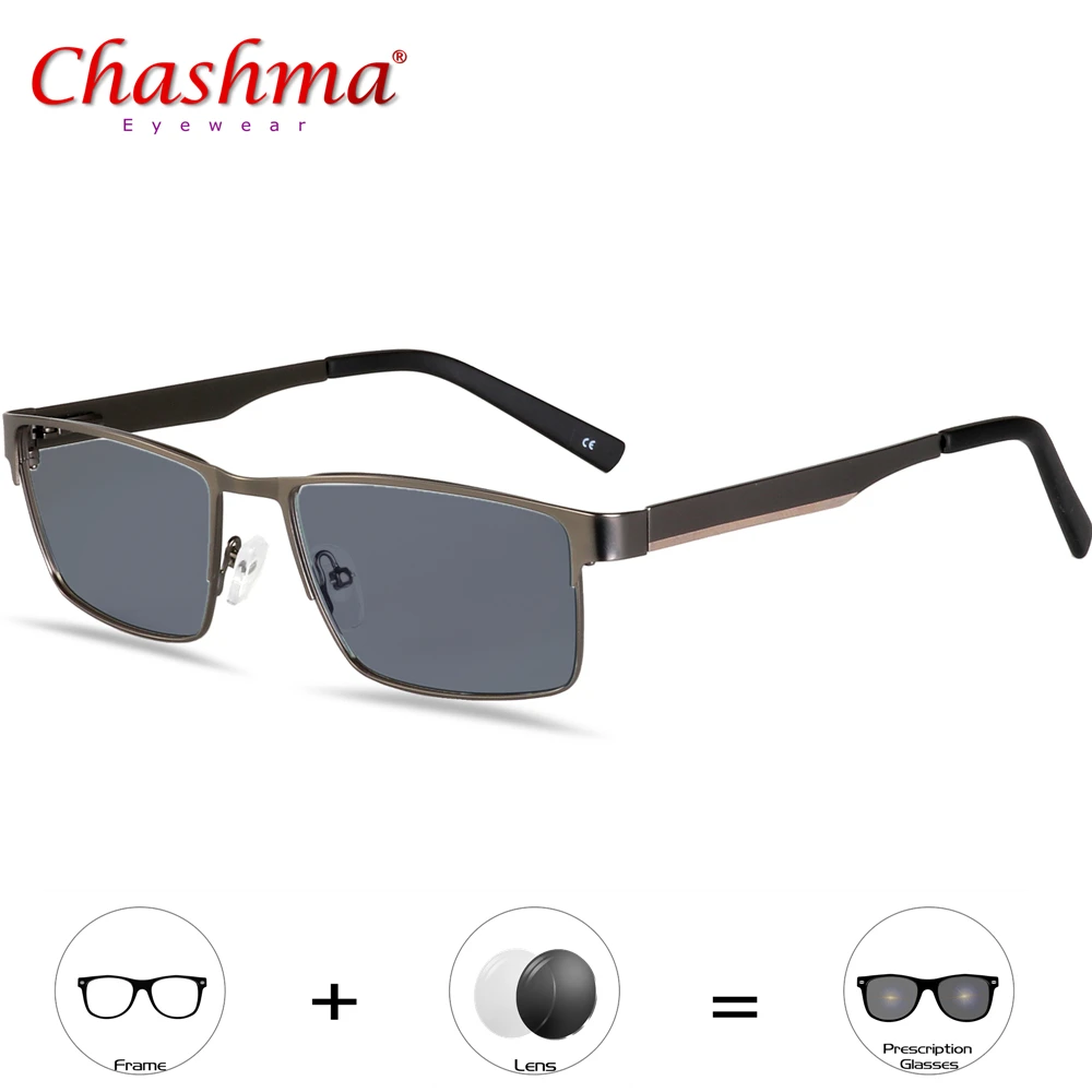 

Transition Sunglasses Photochromic Reading Glasses for Men Titanium alloy Frame Men Presbyopia with Diopters glasses 1.0 1.25