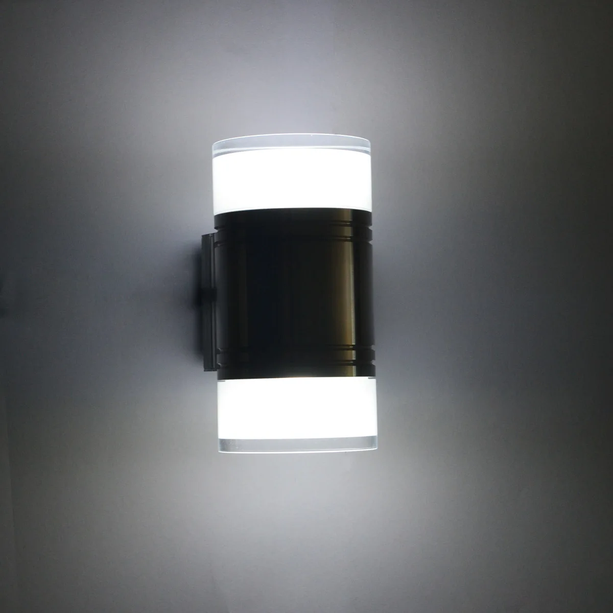 Jiawen вилла Настенные светильники в коридор Открытый водонепроницаемый светодиодный настенный светильник 6 Вт, вверх и вниз освещение(AC85-265V - Испускаемый цвет: Холодный белый