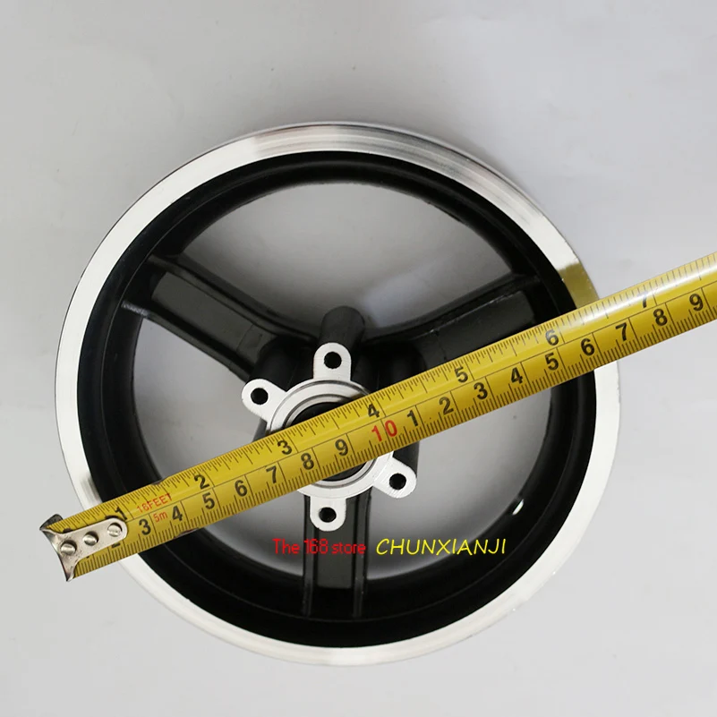 10 inch Electric scooter wheel hub aluminum alloy rims x2 x2.125 x2.50 x2.25 tires motorcycle wheel rims