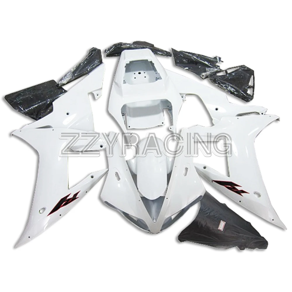 

Injection Fairings for Yamaha YZF R1 2002 2003 Panels ABS Plastic YZF1000 02 03 Complete Hulls Body Work Pearl White Frames Kit