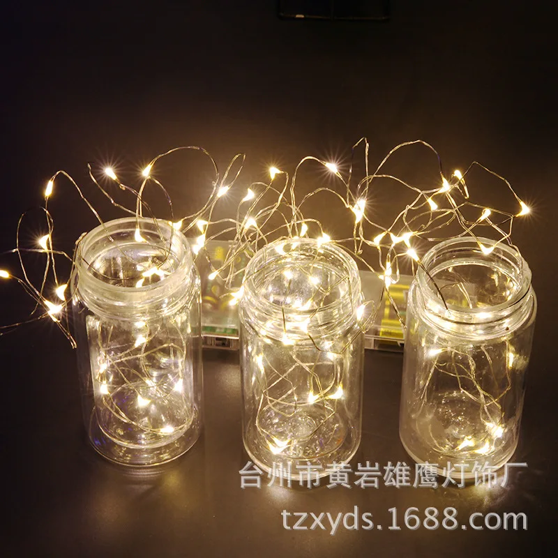 

2019 New Arrival Direct Selling Led Lights Flashing Light Holiday Products Outdoor Decoration Lamp String Battery Copper Stars