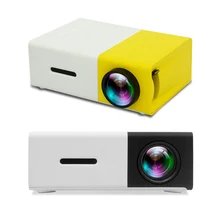 YG300 LED Mini Projector High Resolution Ultra Portable HD 1080P HDMI USB Projector Media Player US EU AU UK Socket Two colors