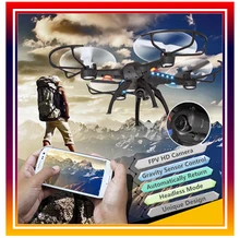 2017 WIFI FPV Quadcopter RC Quadcopter Remote Control Helicopter WIFI Phone Control Headless Mode Drone With 2.0MP HD Camera