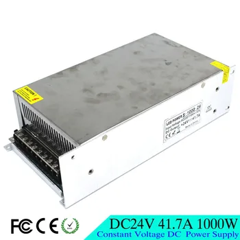 

Adjustable Power Supply dc 24v 41.7a 1000W Led Driver Lighting Transformers AC110V 220V TO DC24V USP for LED Light CNC Stepper