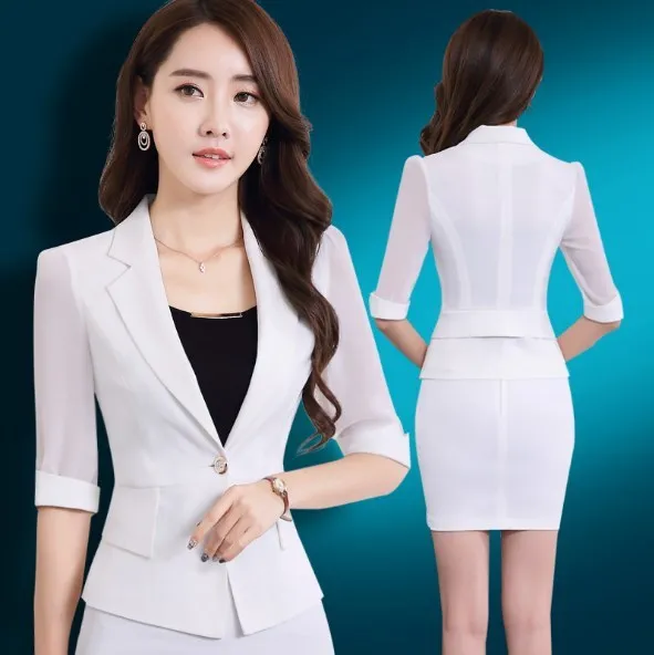 white short suit womens