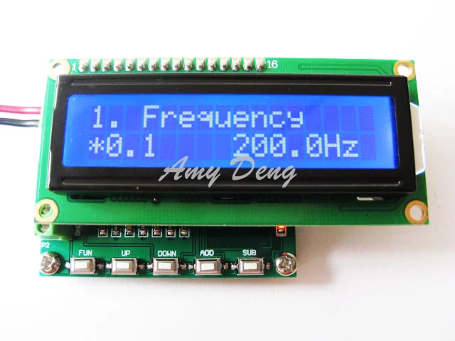 

The new three-phase sinusoidal signal phase adjustable from 0 to 360 degrees 0.1 - 2000 Hz