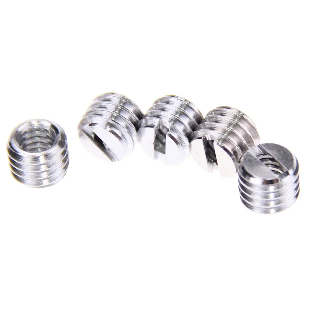 10pcs 14 Female to 38 Male Screw Adapter Threaded For Digital Camera Tripod Monopod and Quick Release Plate  (2)