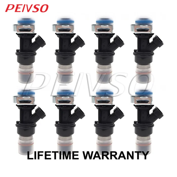 

PEIVSO 8pcs 17113553 FJ10062 8171136980 Fuel Injector For CHEVROLET AVALANCHE SILVERADO 1500/2500/3500 TAHOE 5.3L 4.8L 6.0L V8