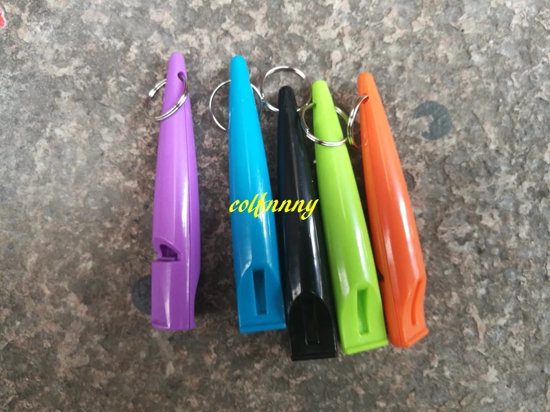 20PCS 8cm size Dog whistle Pet Training Plastic Whistle