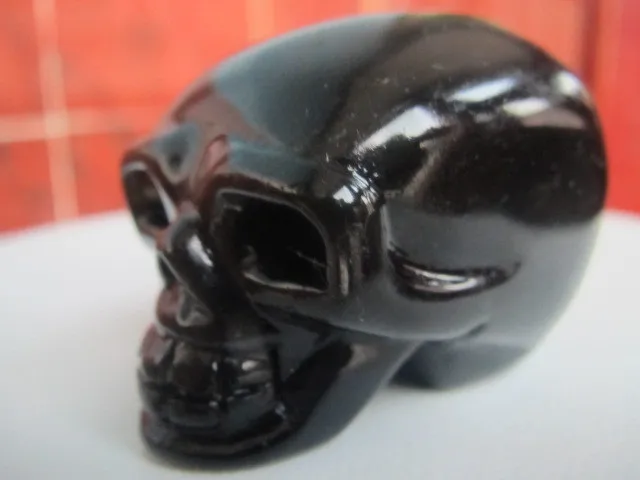 

Natural obsidian Quartz crystal skull to heal