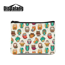 Dispalang мини кошелек для монет Монета с животными сумка на молнии женский маленький кошелек для монет сова ребенок изменить кошелек для ключей Monederos Mujer