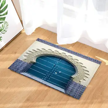 

Moroccan Decor Door of Vintage Mosque in Tanger Morocco Bath Rugs Non-Slip Doormat Floor Indoor Front Door Mat Kids Bath Mat