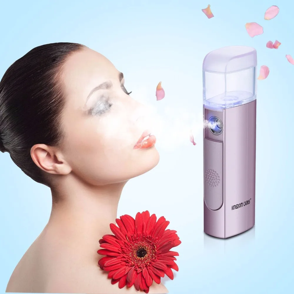 

Facial Steamer KINGDOM CARES Mist Nano Humidifier Moisturizing Skin Pores Cleansing Anti-acne Pimple KD88 SPA Sprayer Face Steam