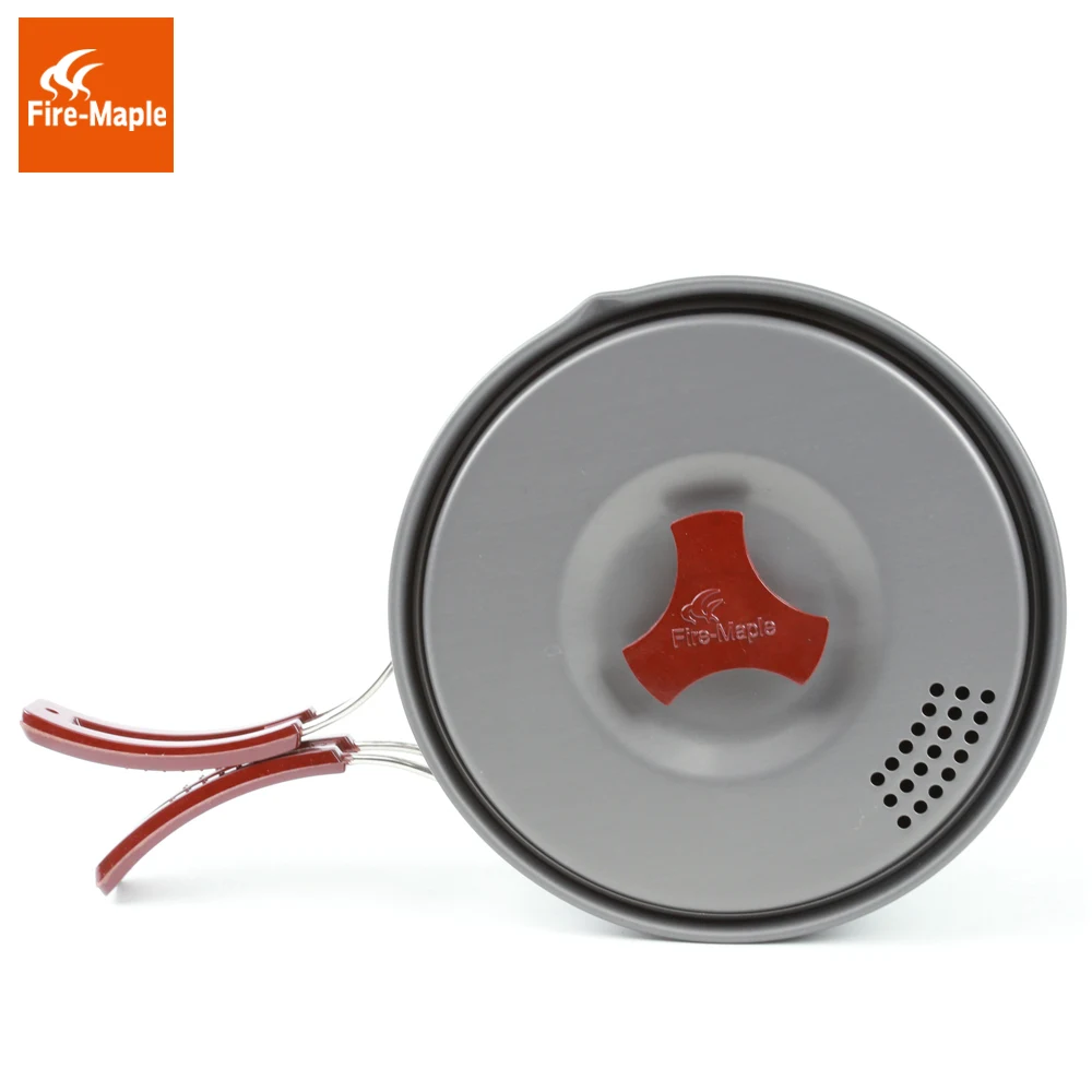 Fuego de arce de olla de Camping al aire libre 1-2 personas conjunto se Cocina al aire libre cubiertos Panelas campamento Cocina utensilios de Cocina de Picnic FMC-203