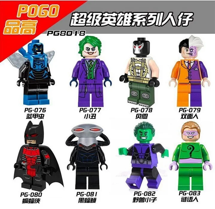 PG8018 10Sets Building Block Sets Super Heroes Avengers Villains Blue Beetle Black Manta Star Wars Model Kids Toys block-set : image PG8018 10Sets Building Block Sets Super Heroes Avengers Villains Blue Beetle Black Manta Star Wars Model Kids Toys block-set