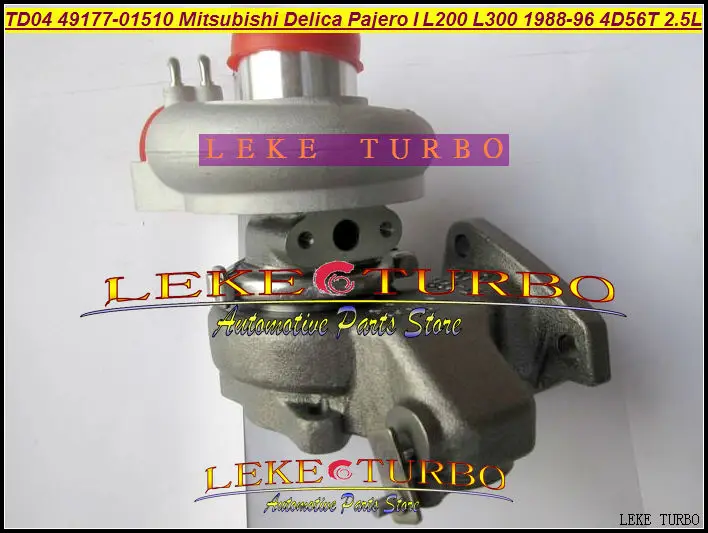 TD04 49177 01510 турбокомпрессор с масляным охлаждением для Mitsubishi SHOGUN Delica Pajero L200 L300 1988 96