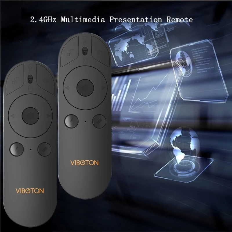 Powerpoint Presentation Remote Control Laser Pointer 2.4GHz Multimedia