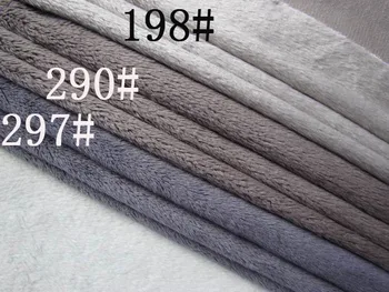 

290#,10 Assorted Super Soft Minky Fleece Fabric, No-Fading,No-Pile Patchwork for Handmade Stuff Toy, Fabric Material,10Pcs/Lot