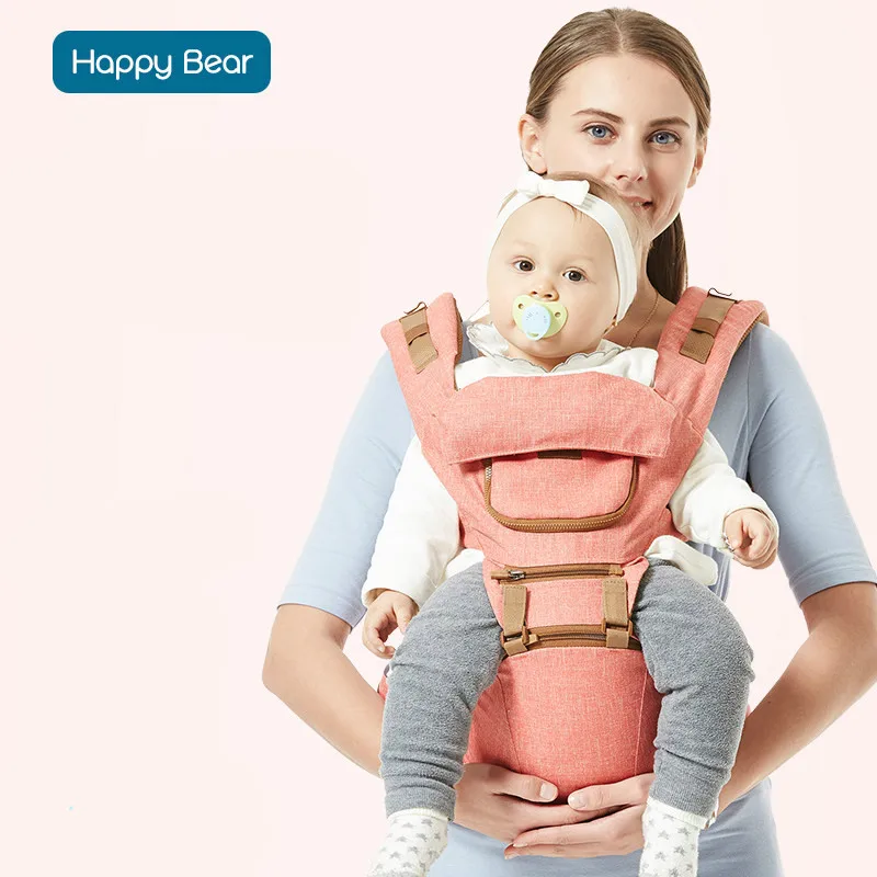 Happy Bear Backpacks CarrierNew Multi-functional Baby Sling Baby Hold before the Child Waist Stool Child Hold Bench with Seasons