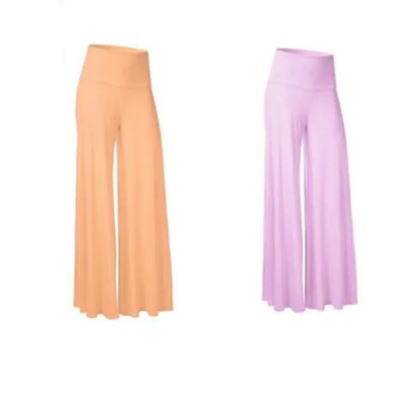 

Hot sale Women's Casual High Waist trousers Wide Leg Pants trousers