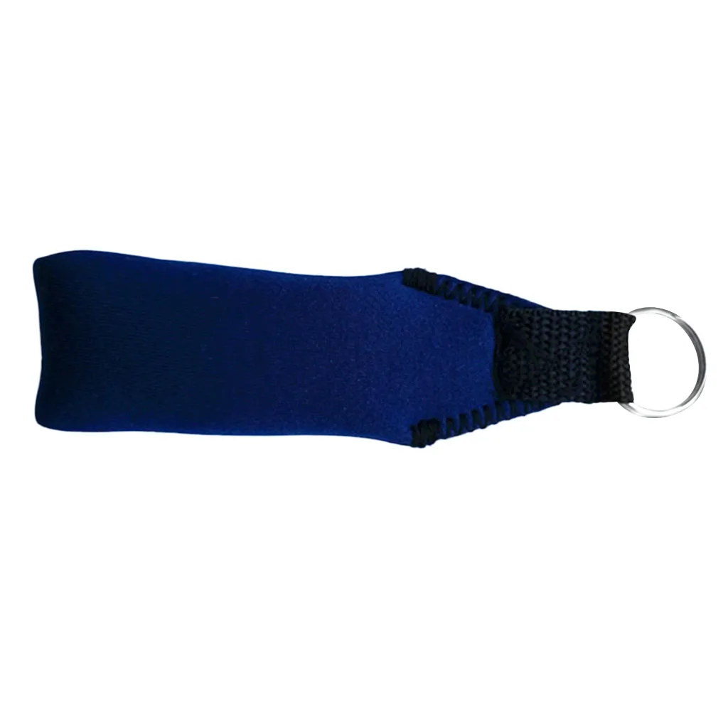 Rectangle Neoprene Floating Keyring with 316 Stainless Steel Split Ring For Boating Yachting Sailing Fishing Swimming Rowing